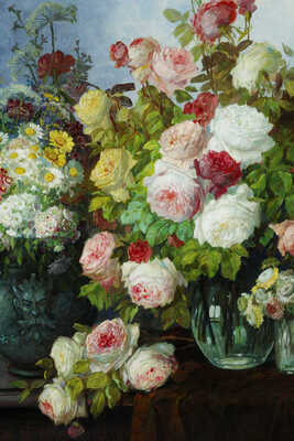 Штойцнер Константин. Натюрморт с цветами